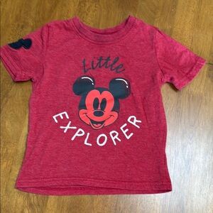 Disney Red Mickey Mouse Explorer Tee